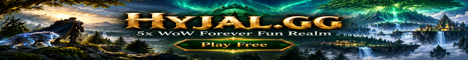 Hyjal.gg - WoW Forever 5x Fun Realm banner